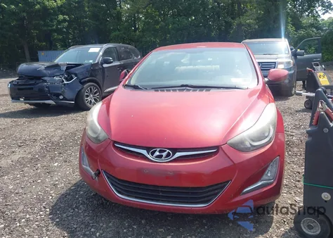2014 Hyundai Elantra Se from USA, damaged, VIN KMHDH4AE0EU116726